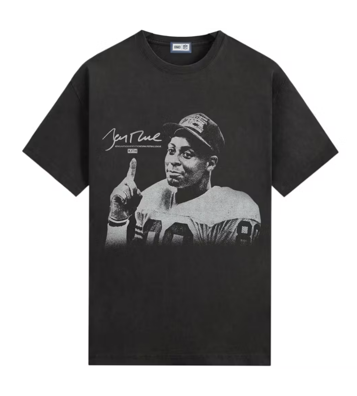 Kith X Nfl Jerry Rice Tee Black