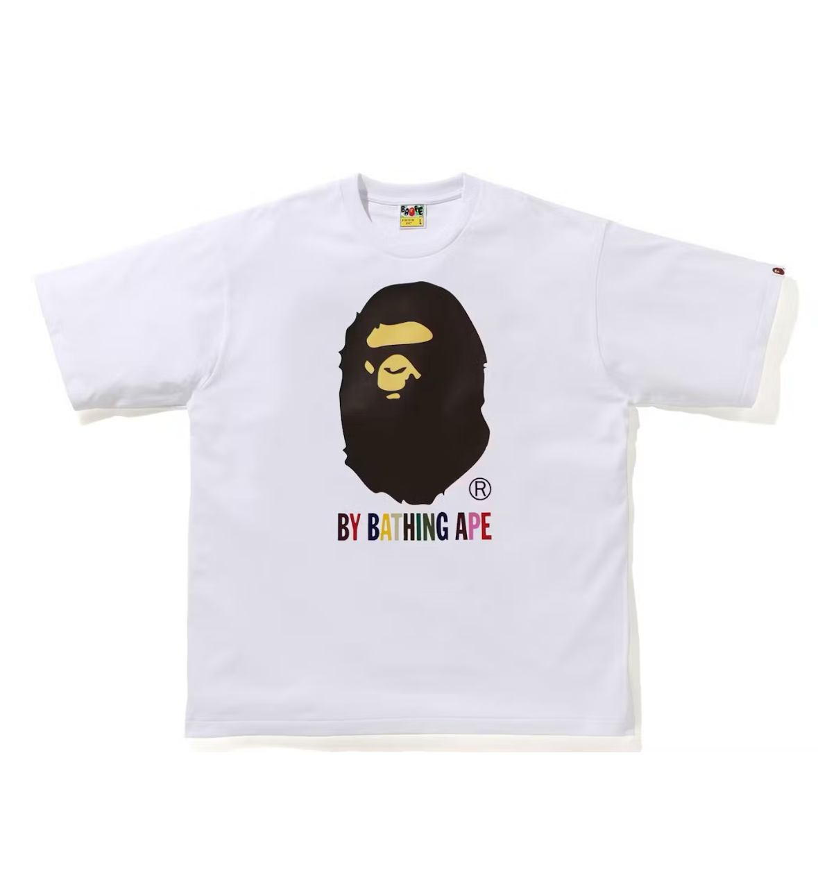 BAPE Colors Relaxed Fit Tee White
