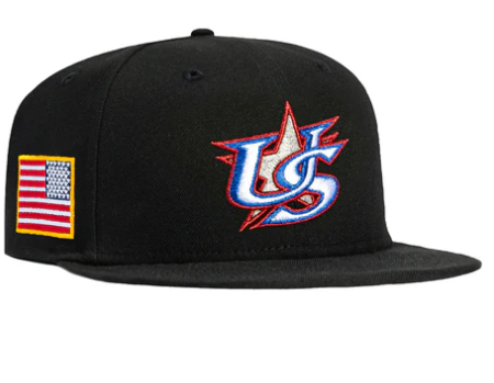 NEW ERA 59FIFTY USA WORLD BASEBALL CLASSIC HAT BLACK
