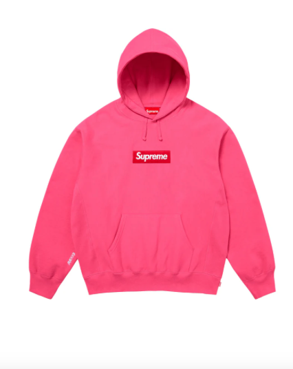 Box Logo Hooded Sweatshirt Magenta