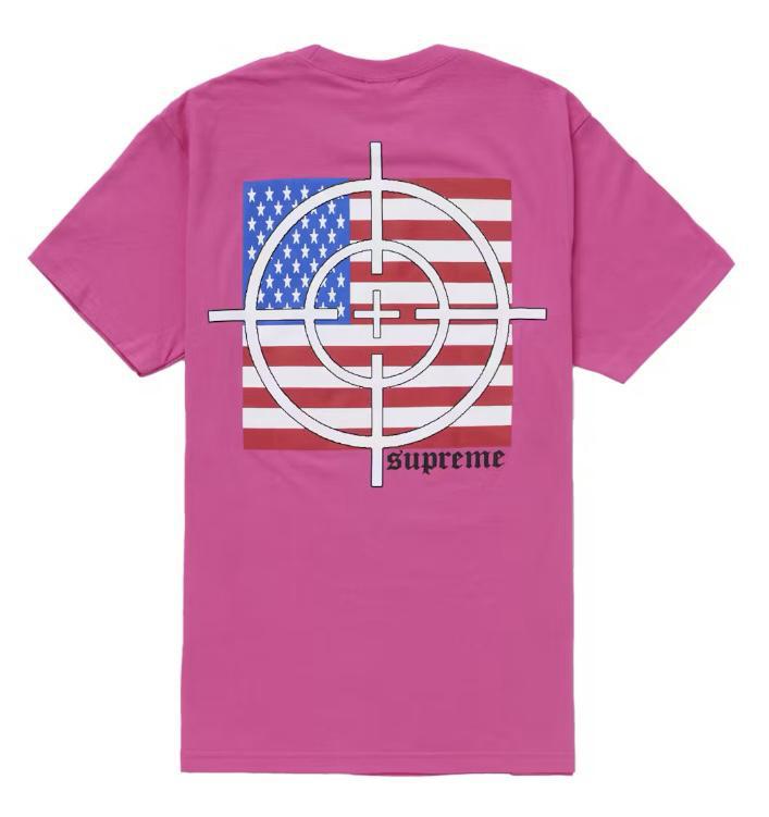Supreme Target Tee Pink