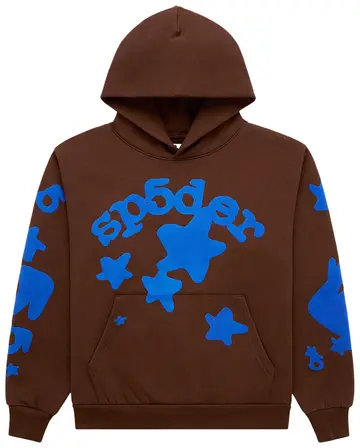 Sp5der Beluga Hoodie Brown