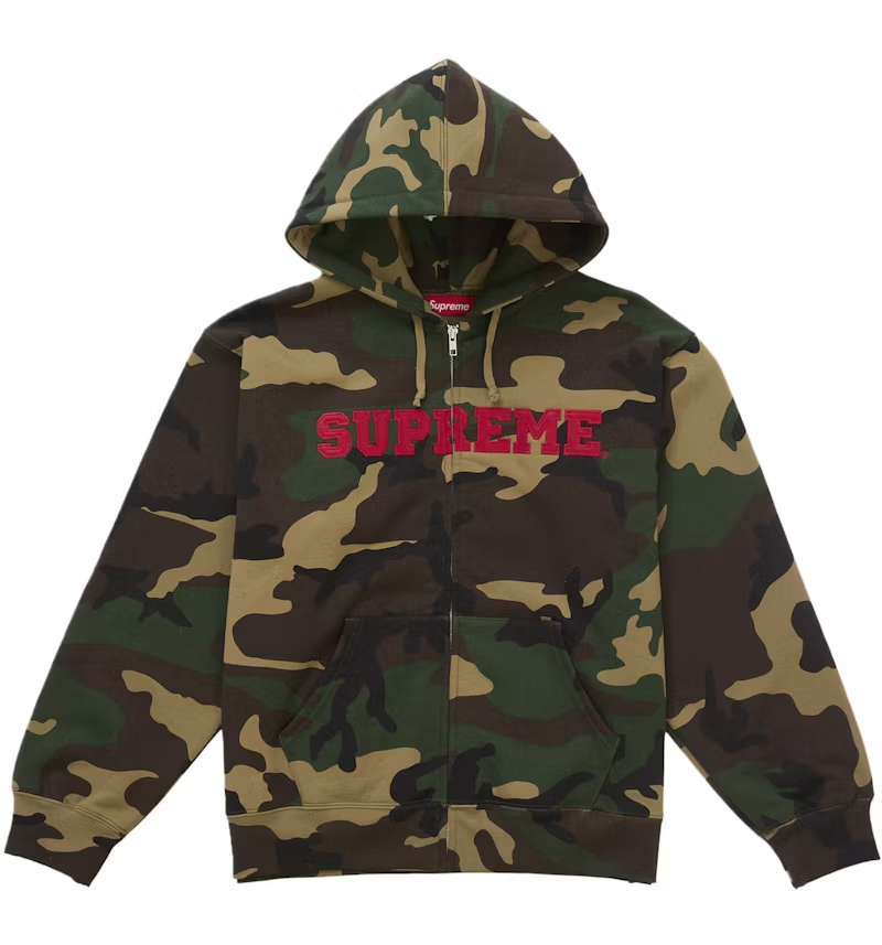 Supreme Collegiate Camo Hoodie