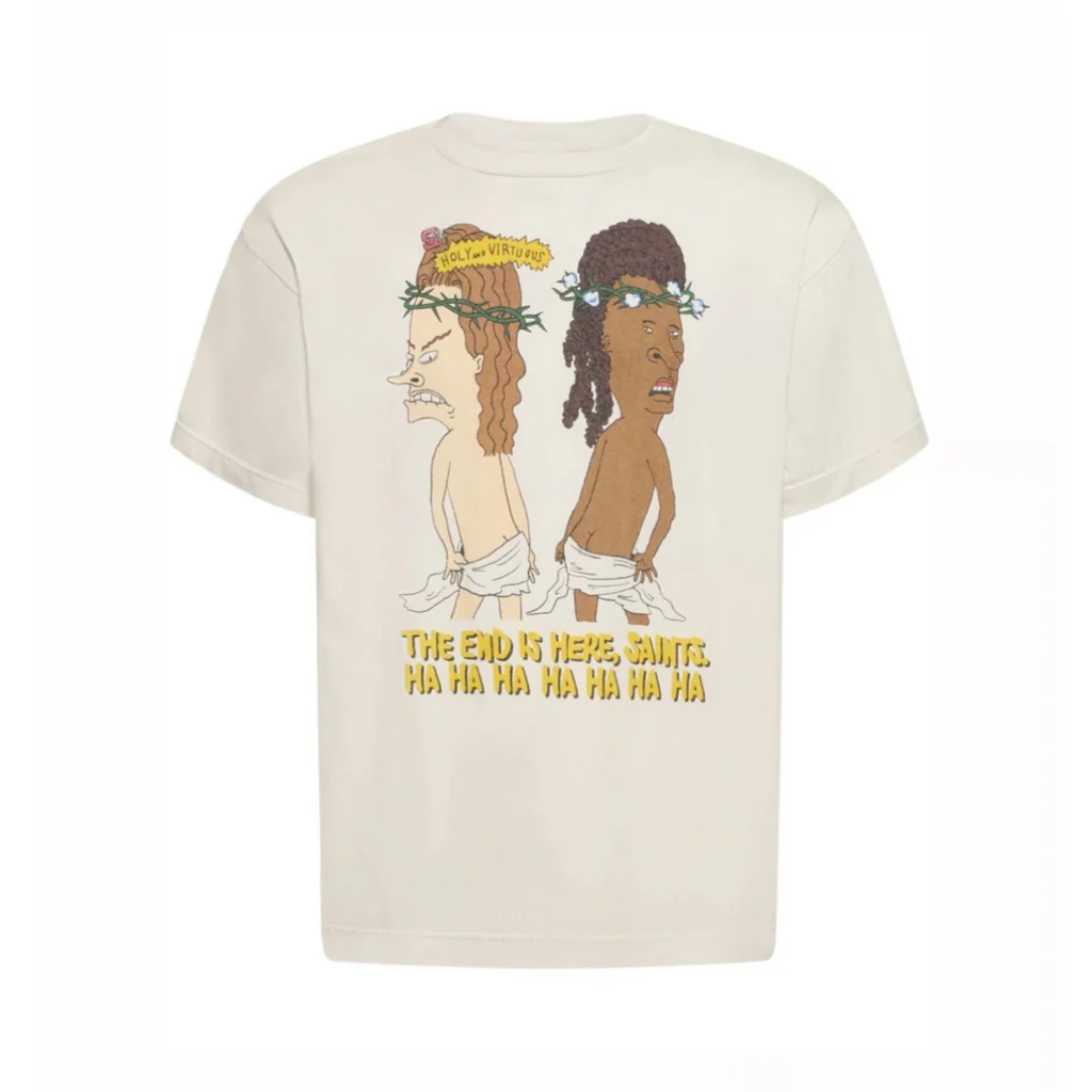 Saint Michael X Denim Tears Holy Tee White