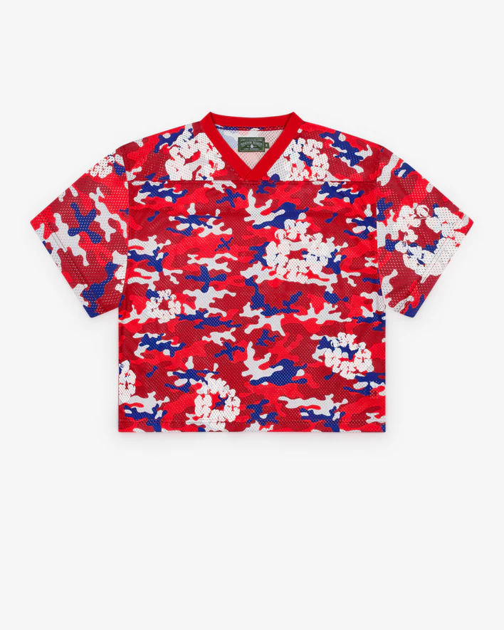 Denim Tears Camo Wreath Jersey Red