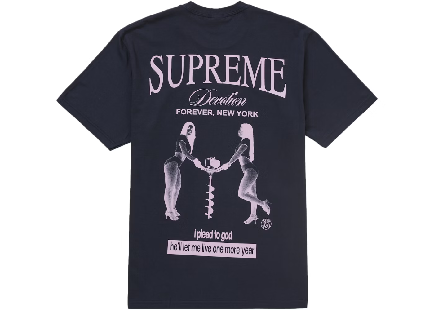 Supreme Devotion Tee Navy