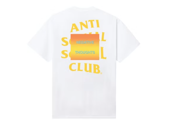 ASSC Negative Thoughts Tee White