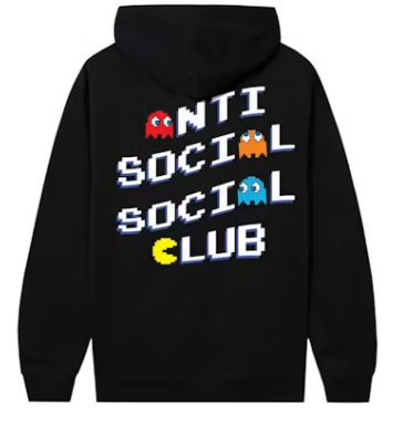 ASSC x PAC-MAN Pixel Hoodie Black