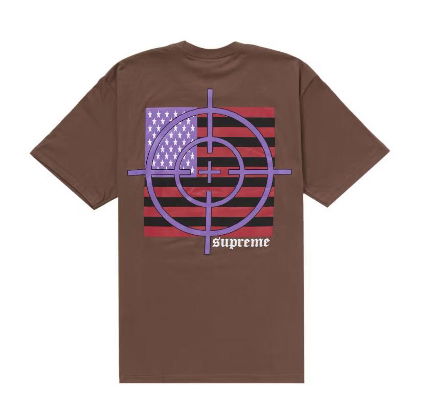 Supreme Target Tee Brown