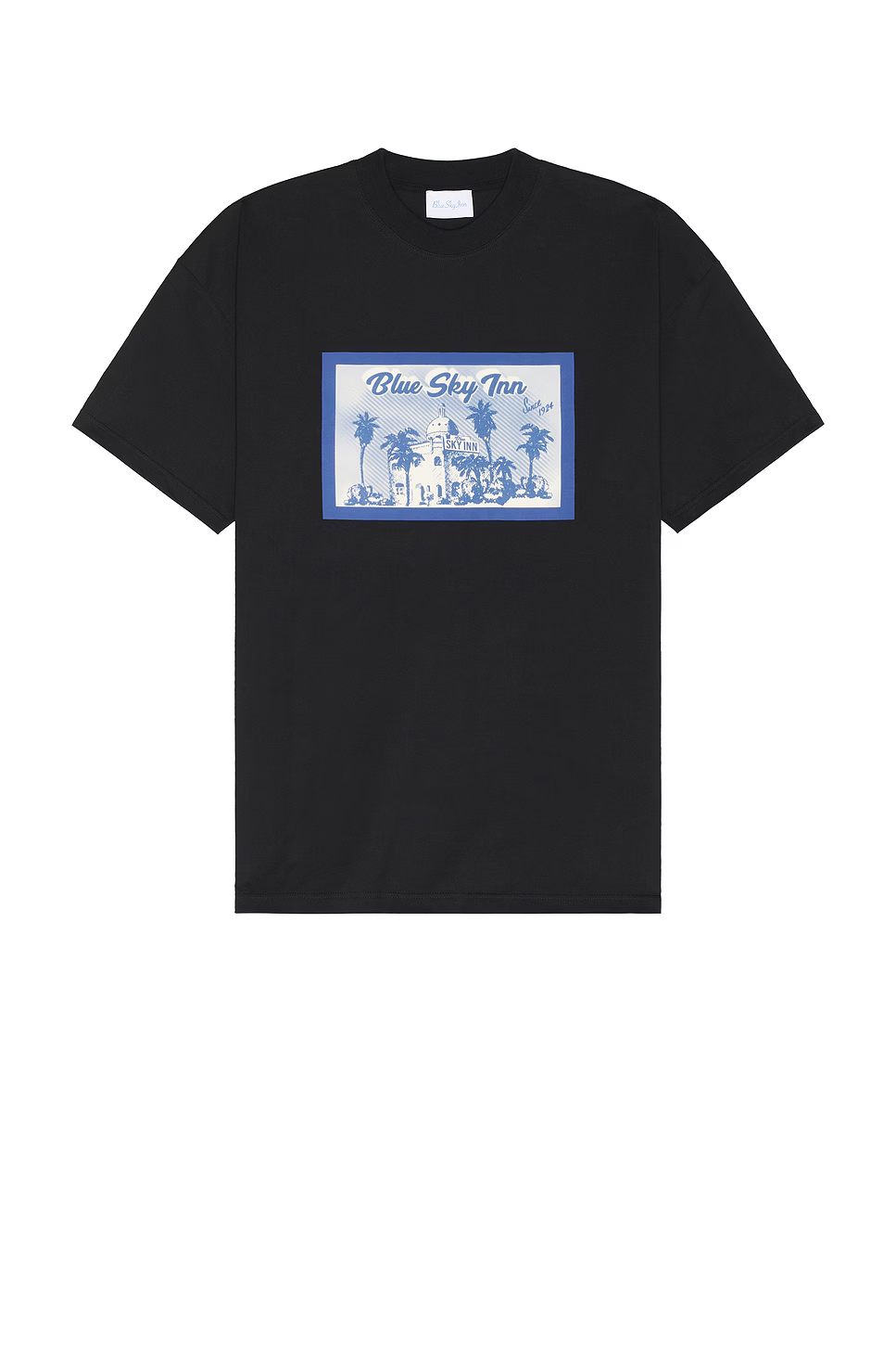 Blue Sky Inn Postcard Logo T-Shirt Black