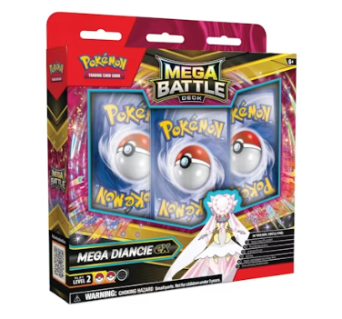 2025 Pokémon Mega Evolution Mega Diancie ex Metal Battle Deck