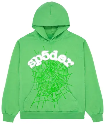 Sp5der Web Hoodie Slime Green
