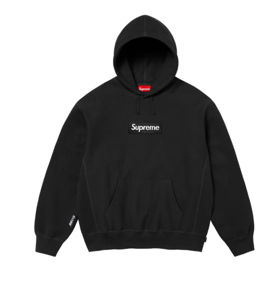 Box Logo Hooded Sweatshirt Black