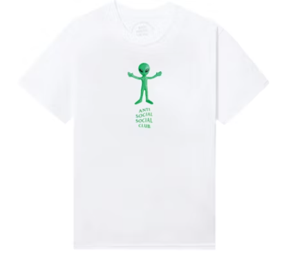 Anti Social Social Club Alien Tee White