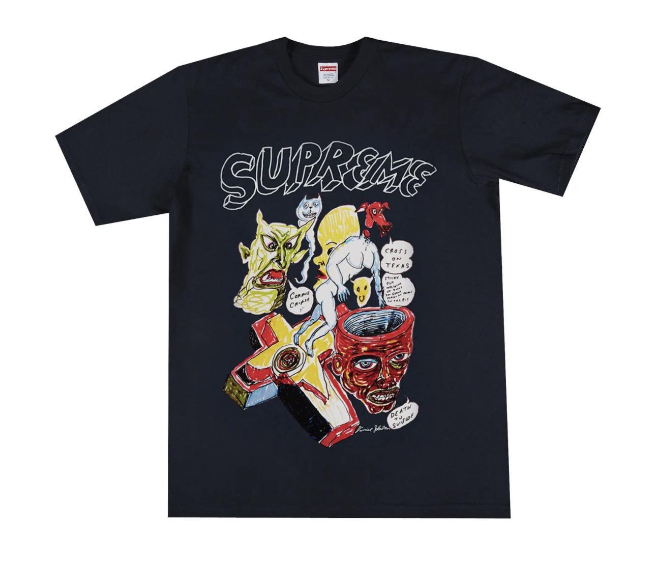 Supreme x Daniel Johnston Tee Navy
