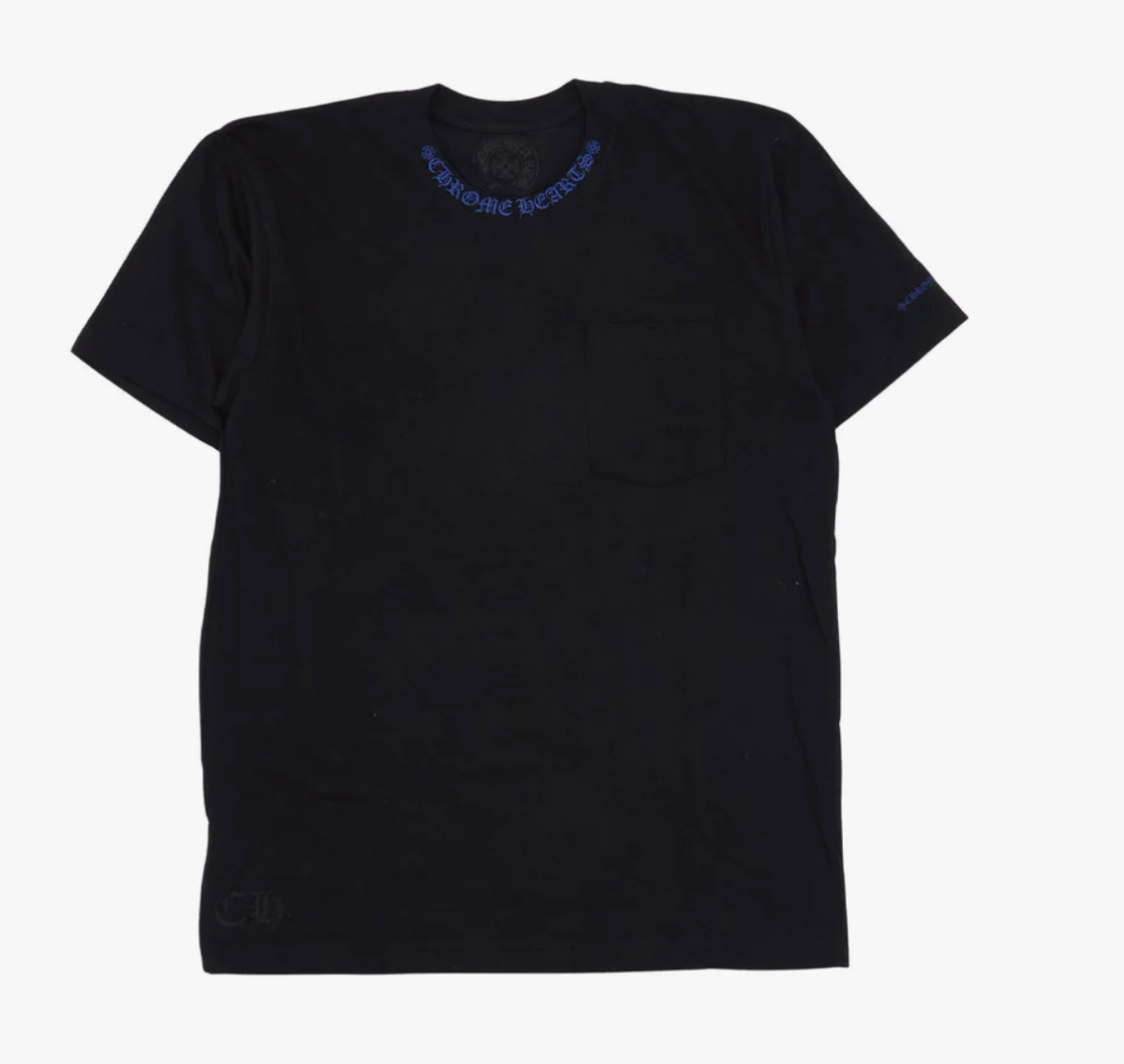 Chrome Hearts Tshirt Black(Blue Letters)
