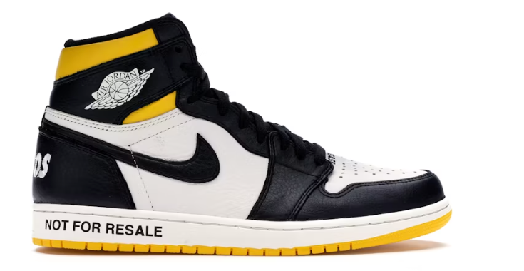 Jordan 1 Retro High Not for Resale Varsity Maize