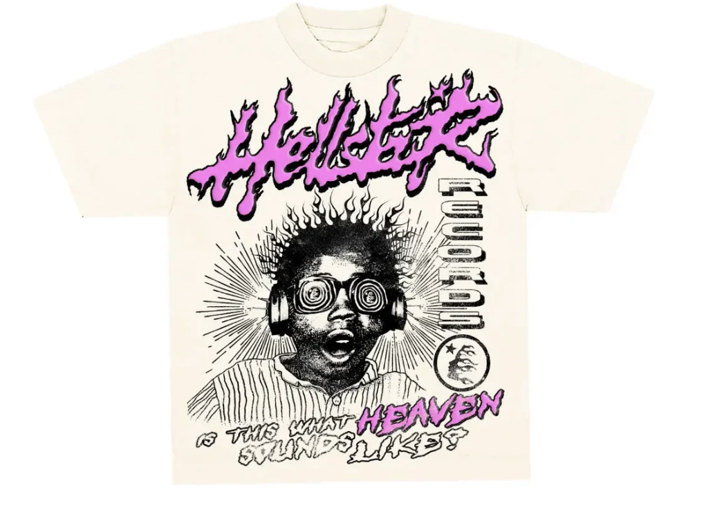Hellstar Sounds Like Heaven Tee Off White