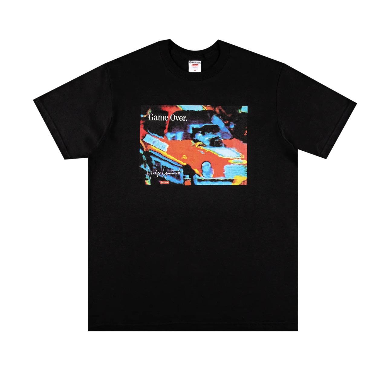 Supreme X Yohji Yamamoto Game Over Tee Black