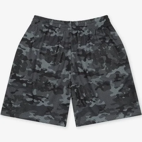 Denim Tears Men's Wreath Camo Shorts Black