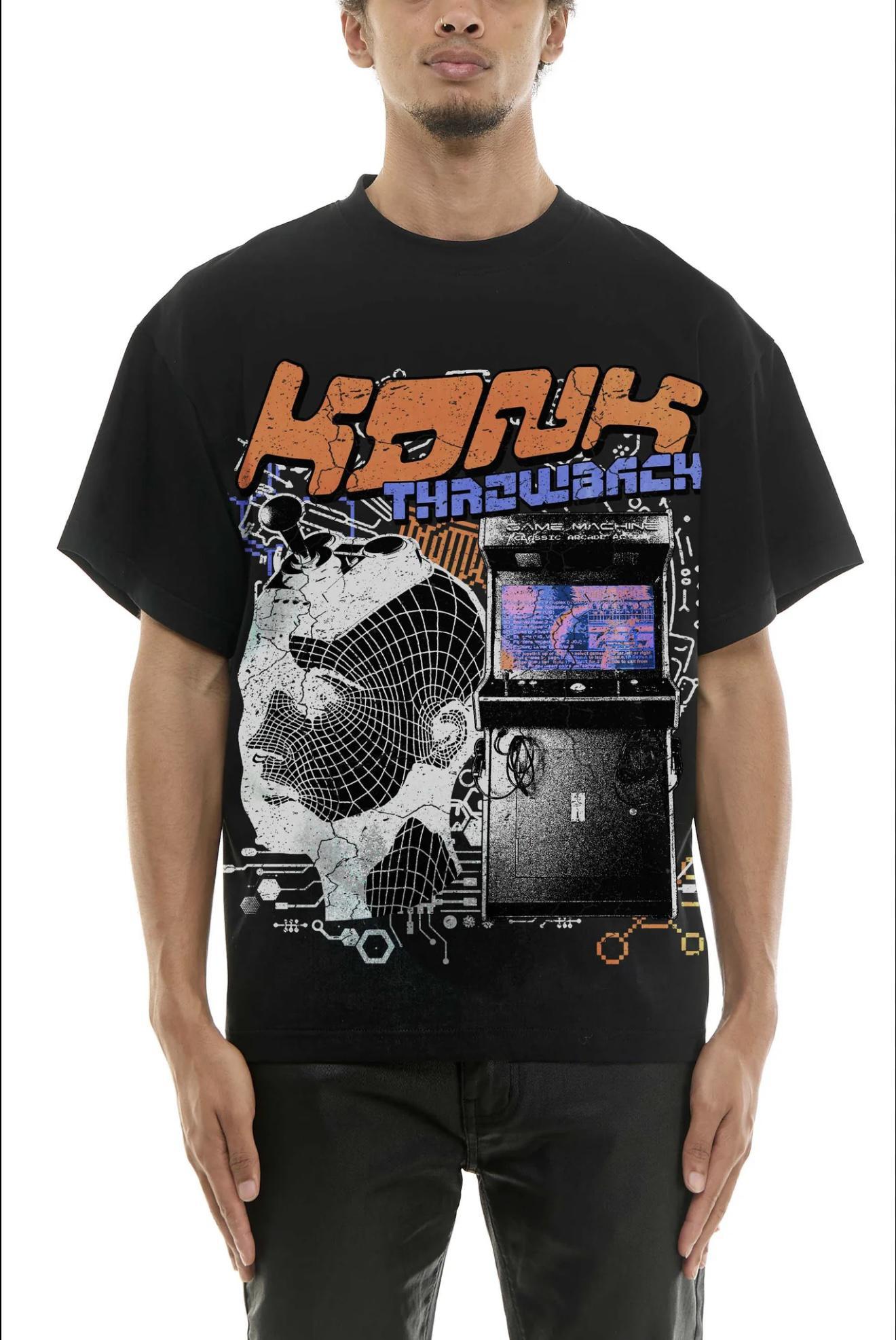 KDNK Throwback Tee Black