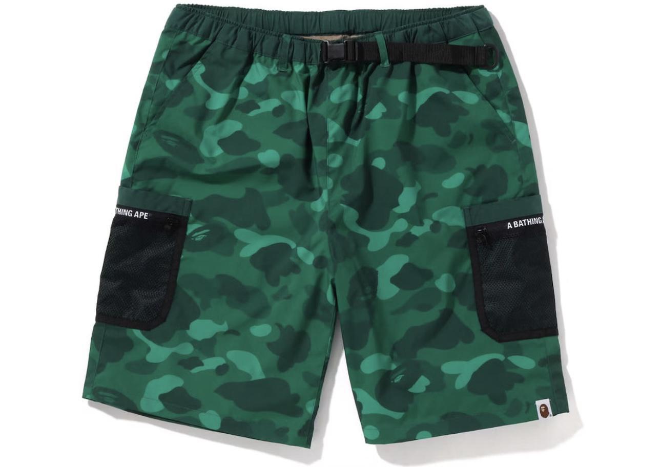 Bape Mesh Shorts Green