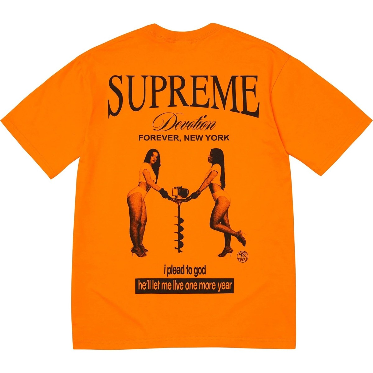 Supreme Devotion Tee Orange