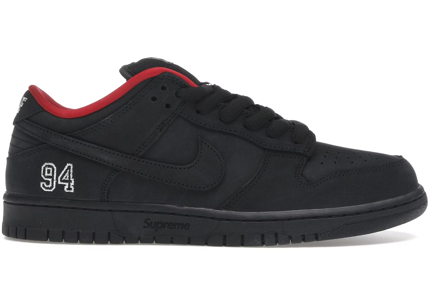 Nike Sb Dunk Low Supreme 94 Black