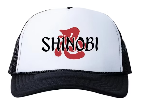 ASSC x Shinobi Logo Cap - Black/White