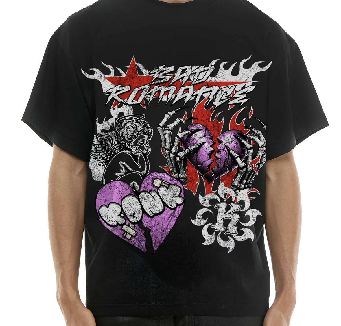 KDNK Bad Romance Tee Black