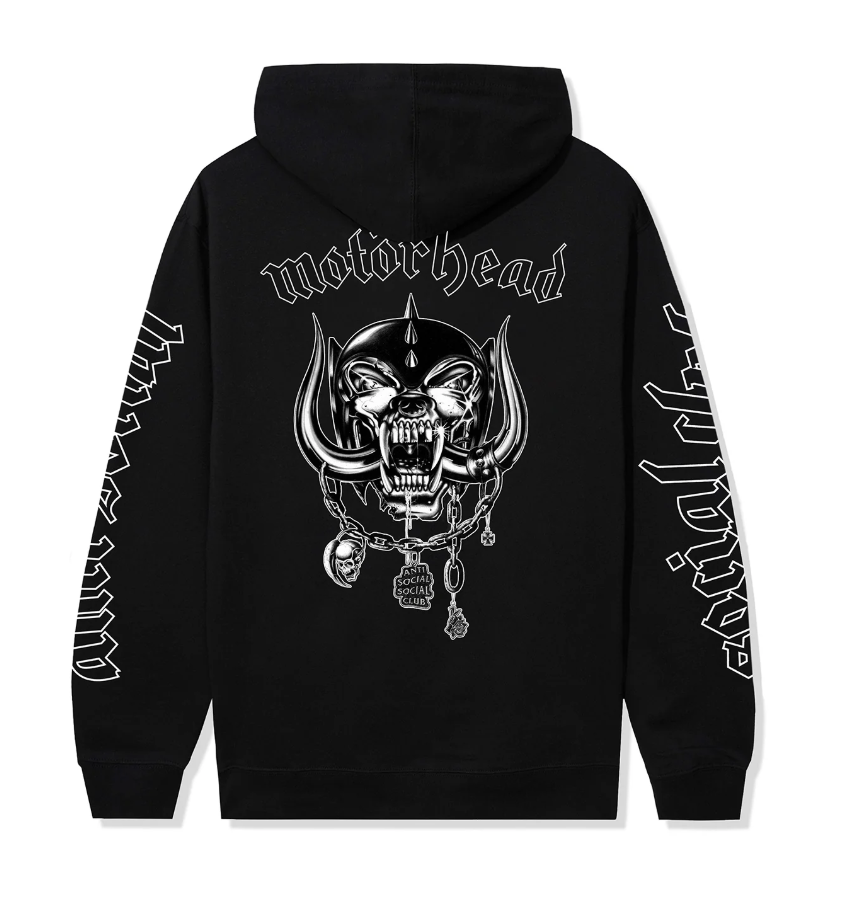 ASSC x Motörhead Social Pig Hoodie Black
