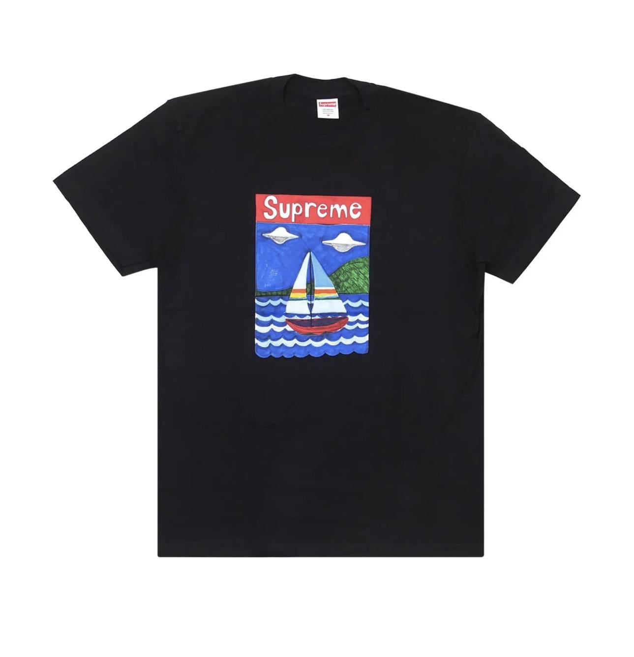 Supreme Sailboat Tee Black