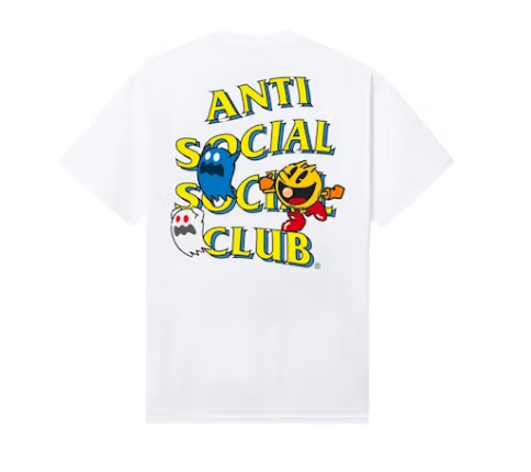 Anti Social Social Club x PAC-MAN Run Run Tee White