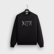 Kith X Nanzuka Tanaami Crewneck Black