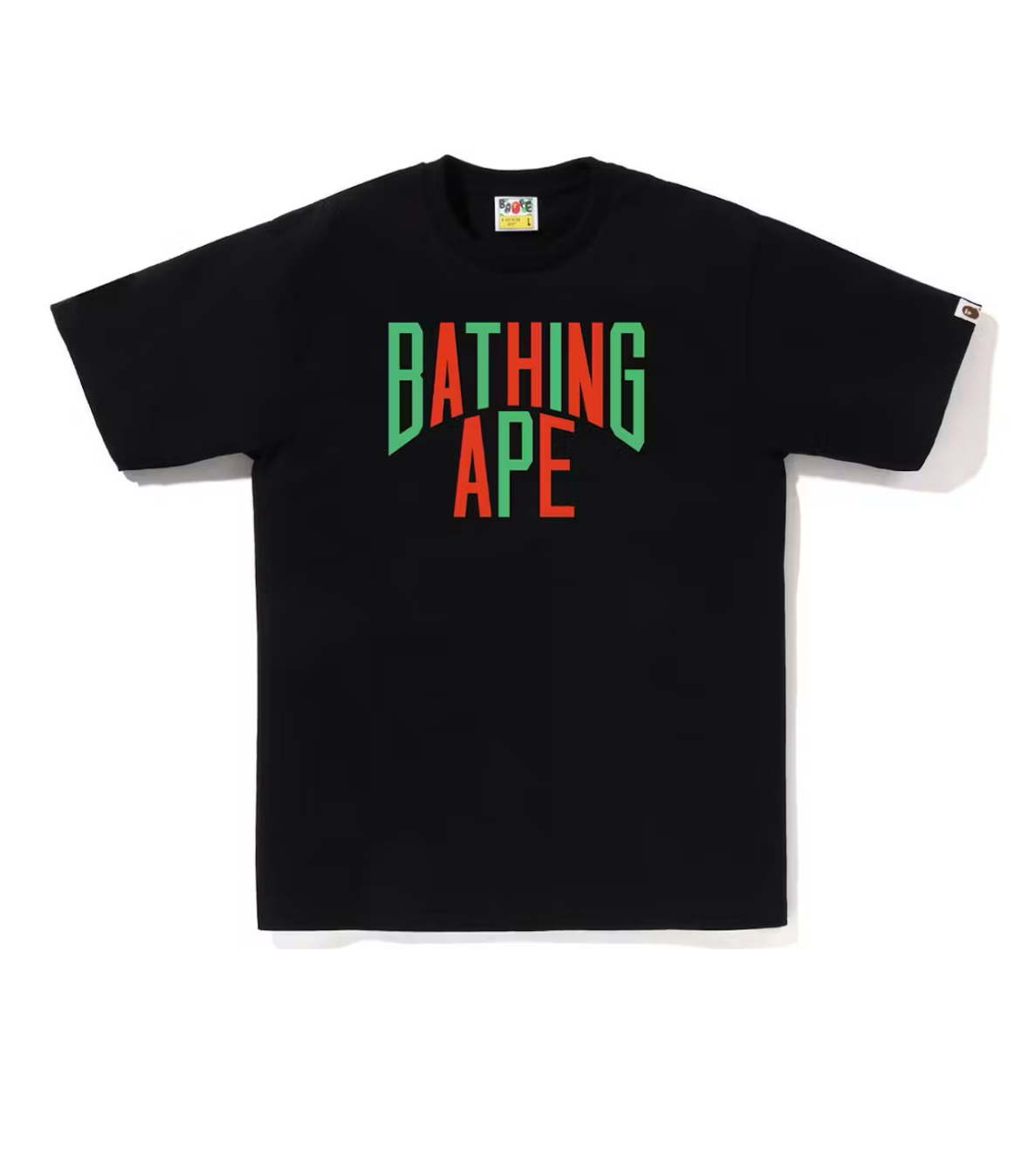 Bape Colors NYC Logo Tee Black